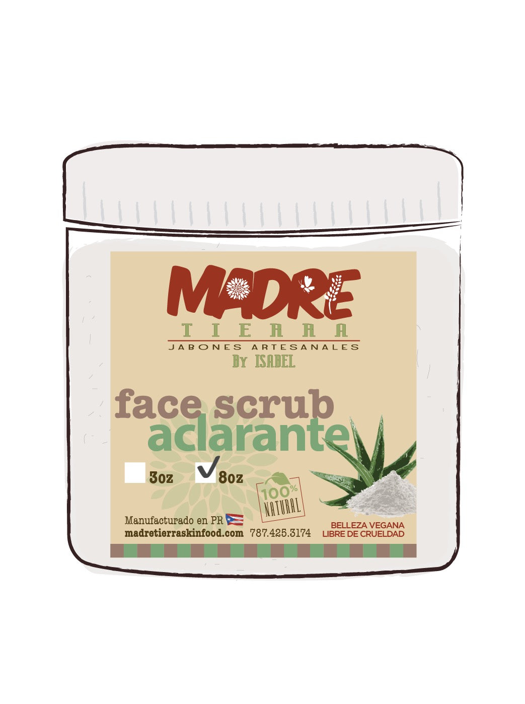 Face Scrub Aclarante