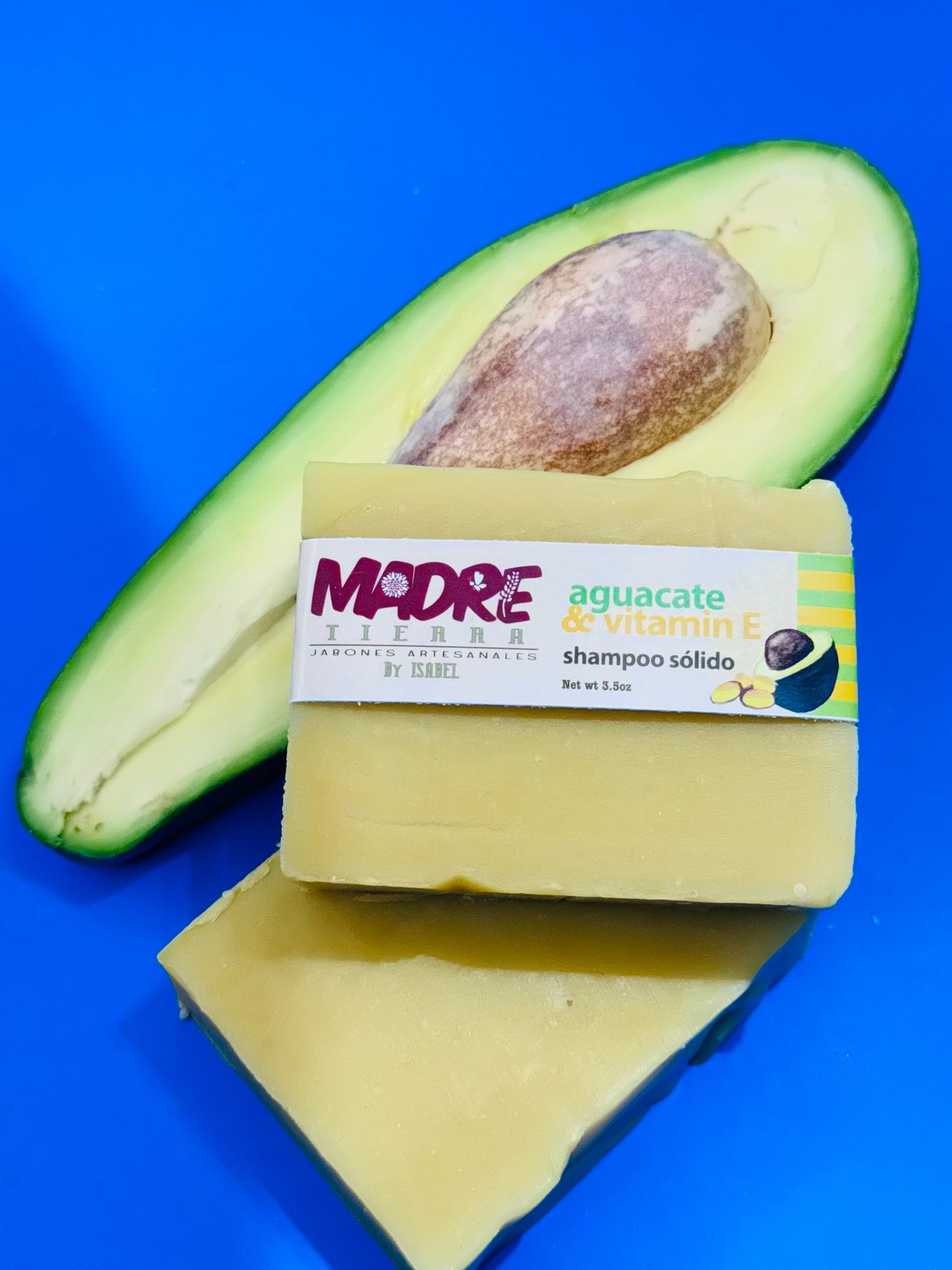 Shampoo Sólido -Aguacate & Vitamina E