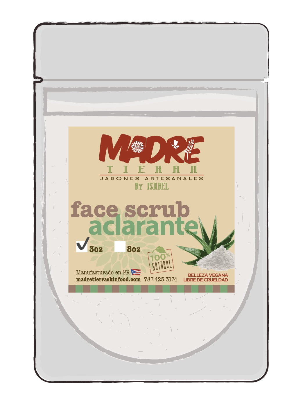 Face Scrub Aclarante