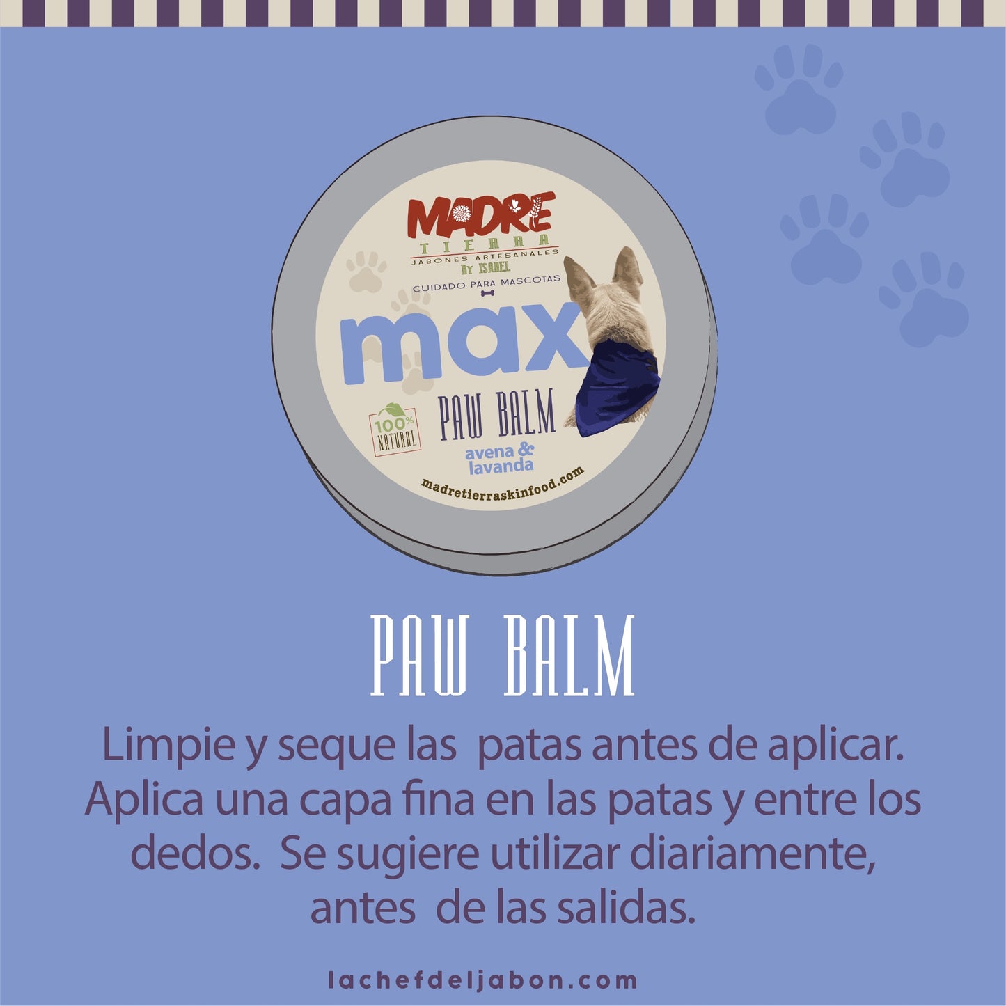 Bálsamo para Patitas 2.5 oz