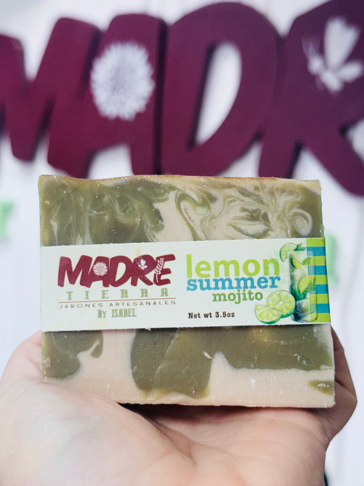 Jabón Artesanal-Lemon Summer Mojito