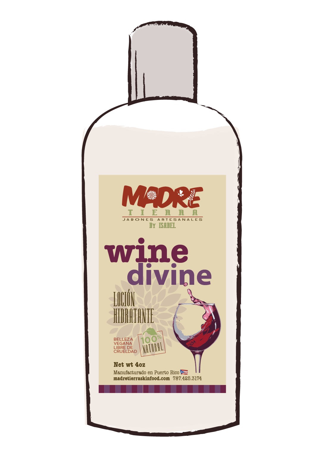 Loción Hidratante- Wine Divine