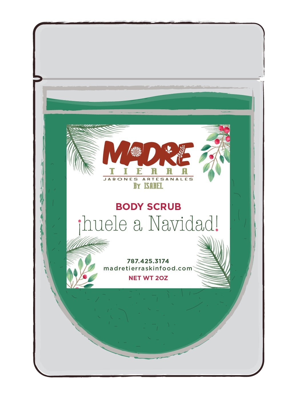 Body Scrubs- Navideños 2.5oz (todos)