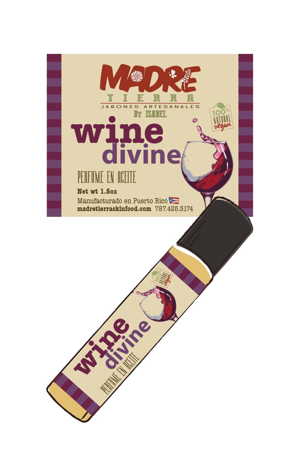 Perfume en Roll On- Wine Divine