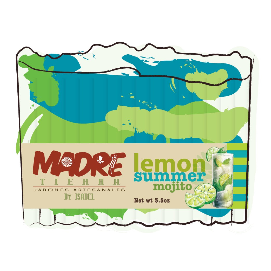 Jabón Artesanal-Lemon Summer Mojito