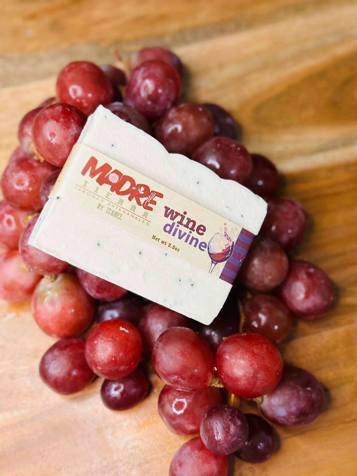 Jabón Artesanal-Wine Divine