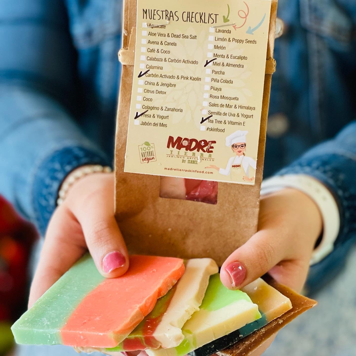 Muestras de jabón 8oz