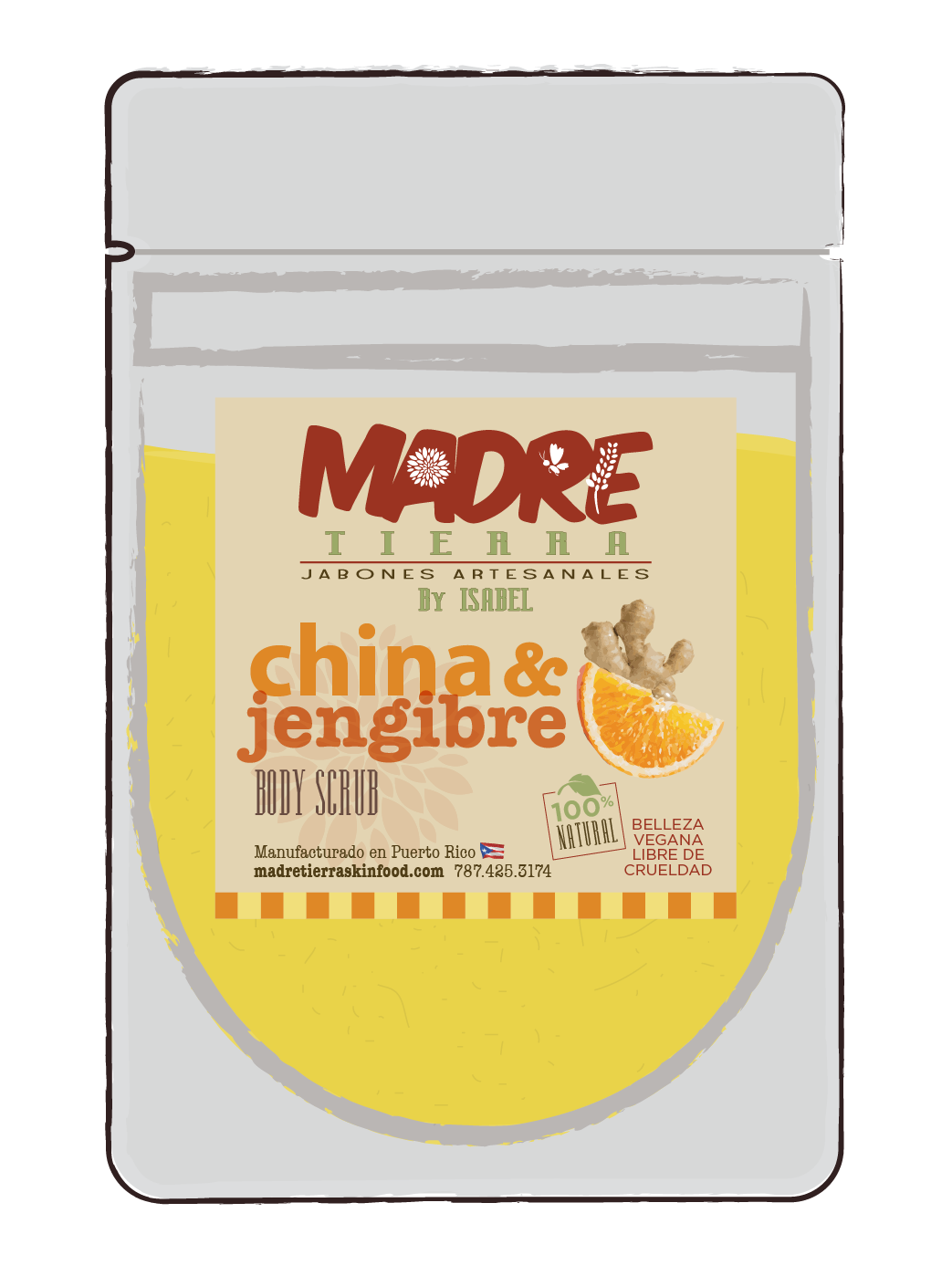 Body Scrub- China & Jengibre