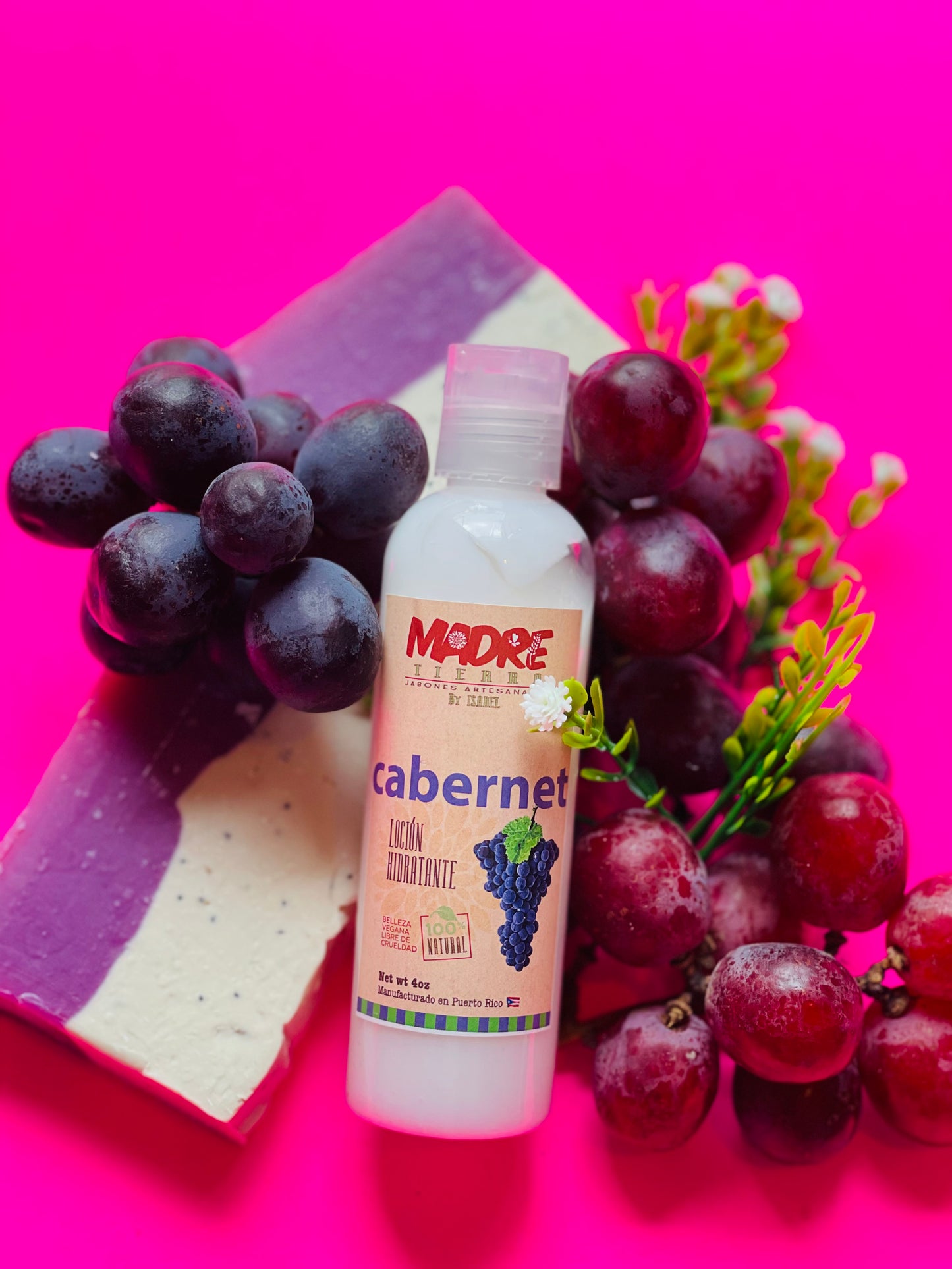 Jabón Artesanal-Semilla de Uva & Yogurt