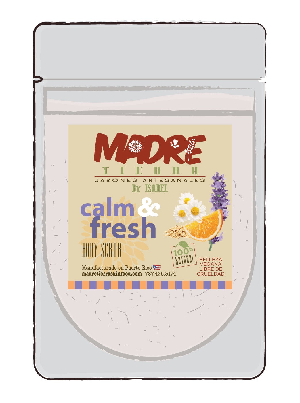 Face & Body Scrub - Calm & Fresh
