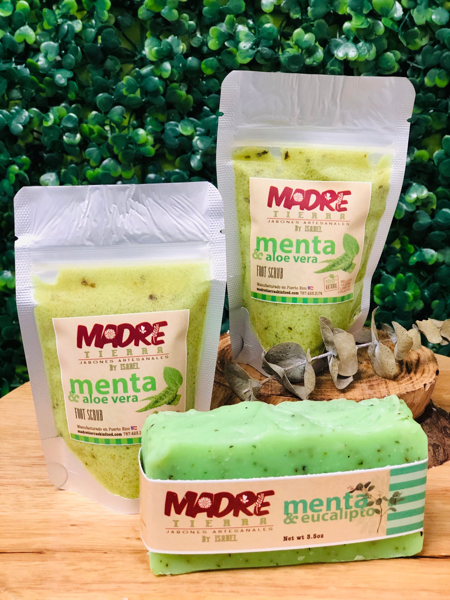 Foot Scrub- Aloe Vera & Menta
