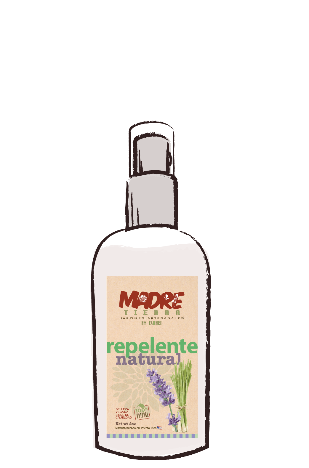 Repelente Natural 4.0 oz