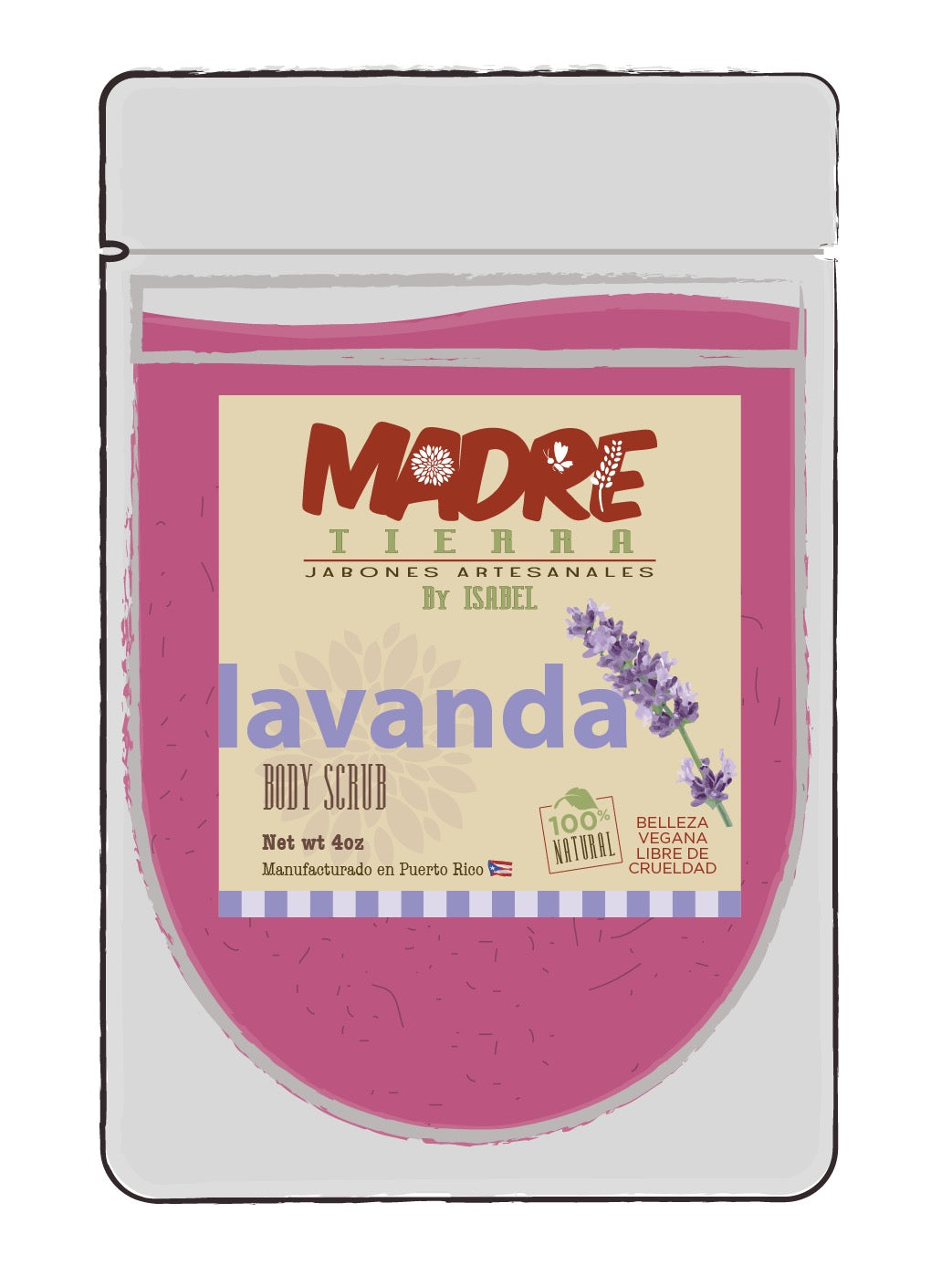 Body Scrub- Lavanda
