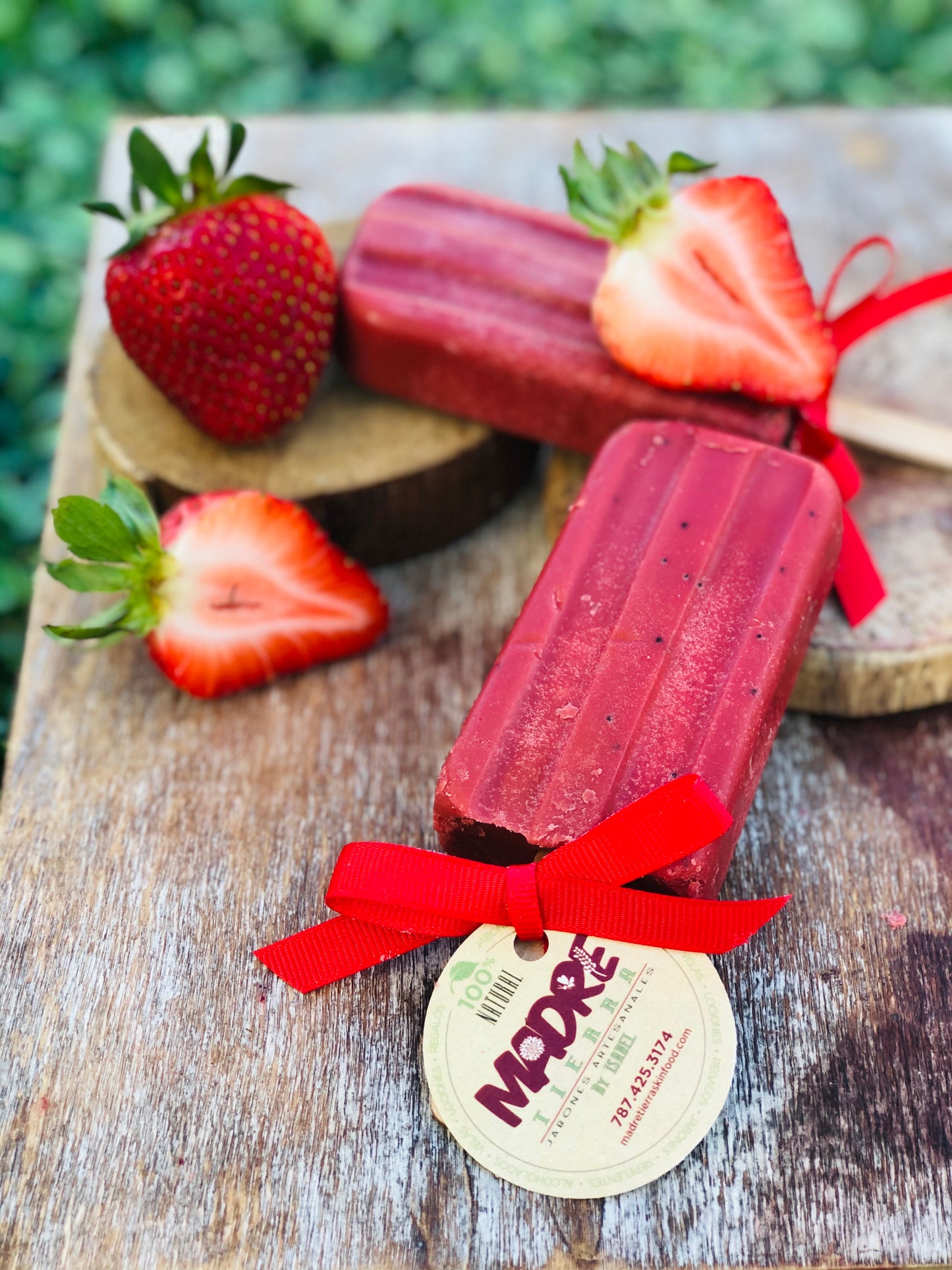 Paleta de Jabón- Fresa