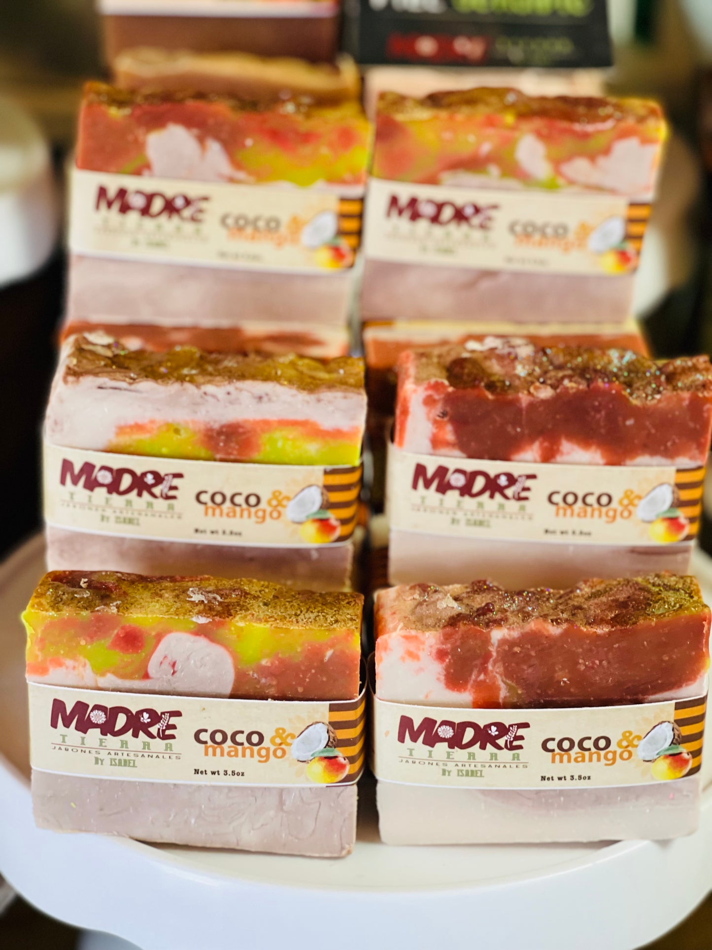 Jabón Artesanal-Coco & Mangó