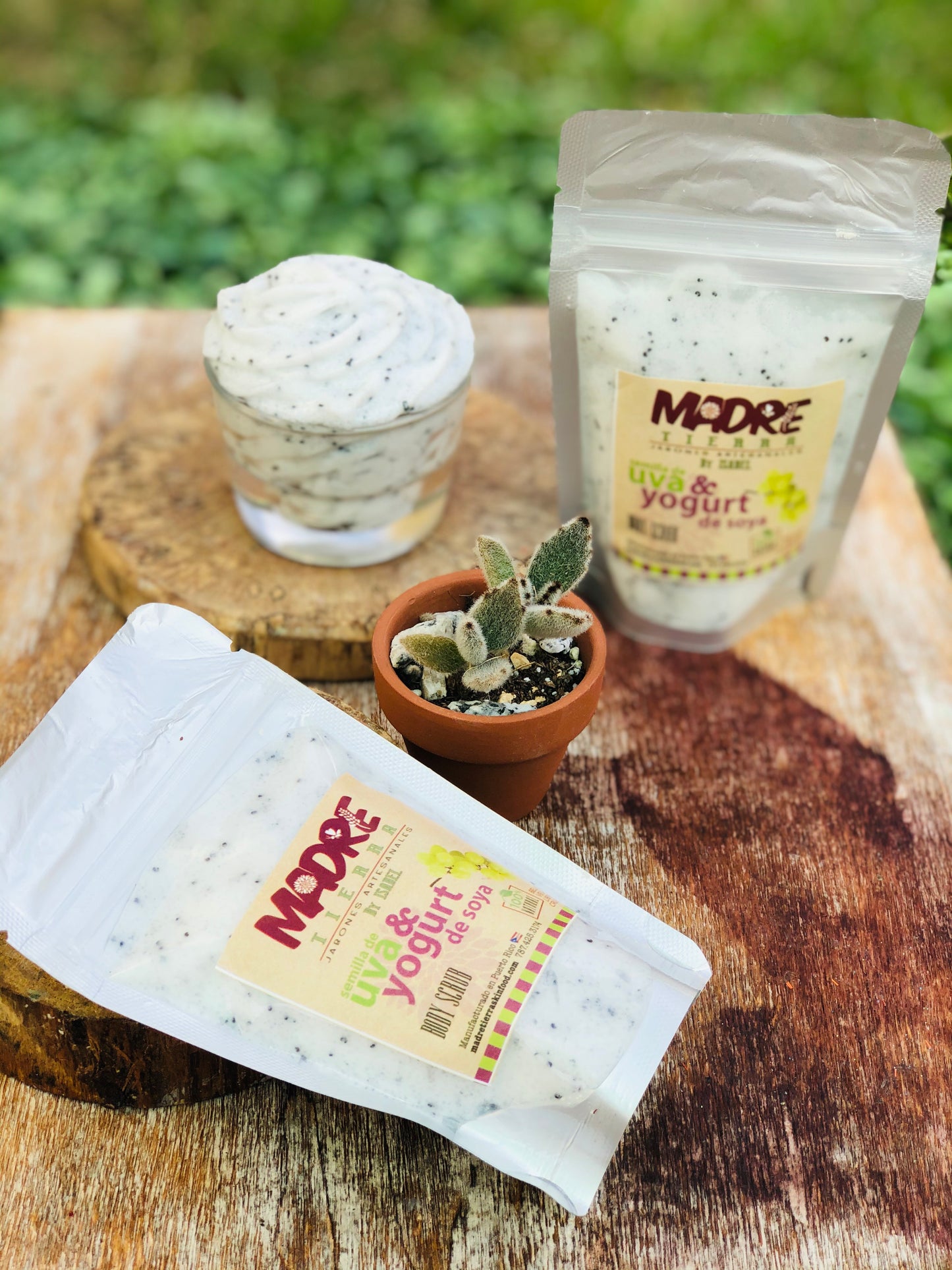 Body Scrub- Semilla Uva & Yogurt Soya