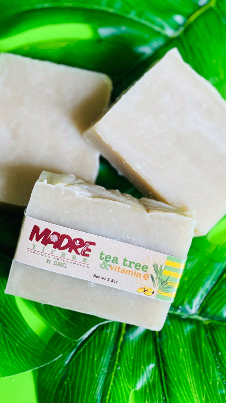 Jabón Artesanal-Tea Tree & Vitamin E