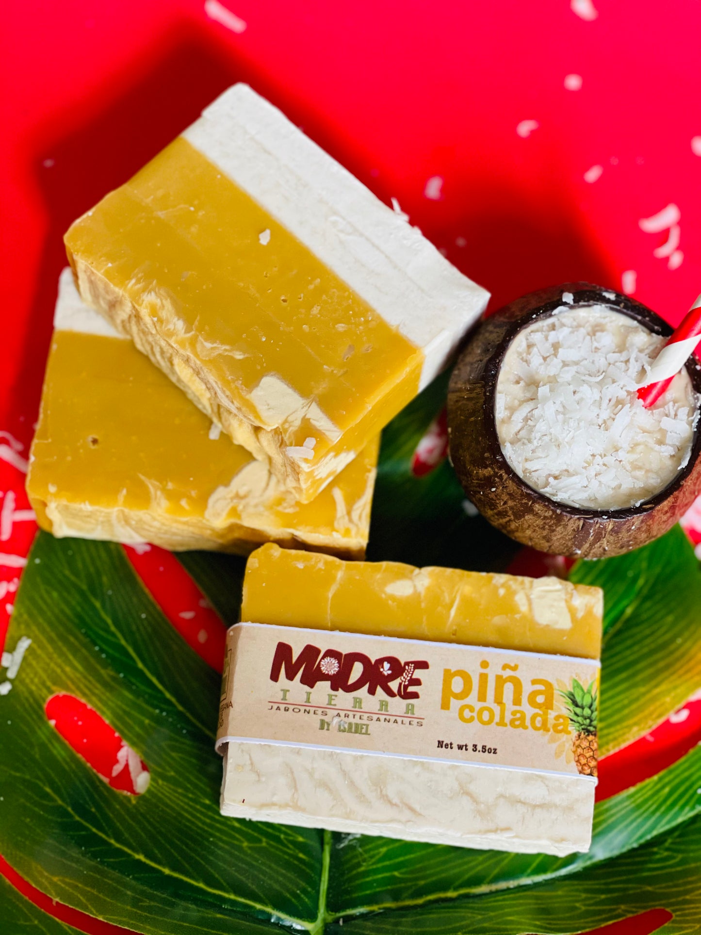 Jabón Artesanal-Piña Colada