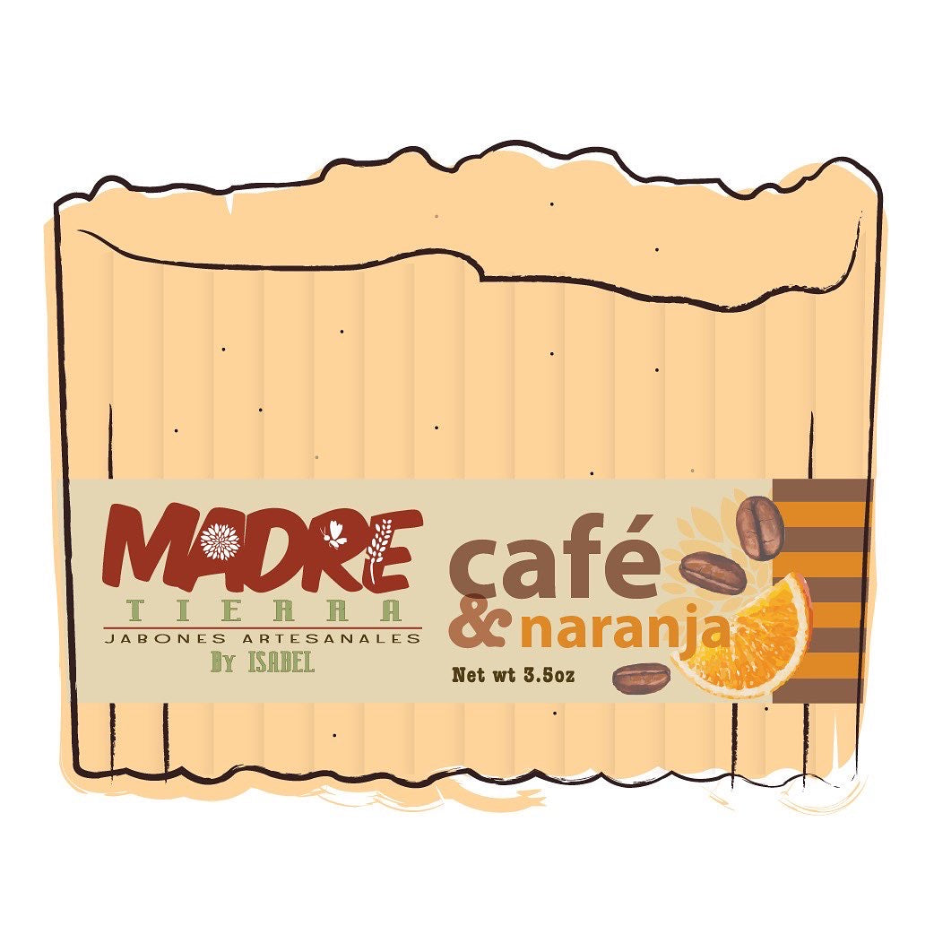 Jabón Artesanal-Café & Naranja