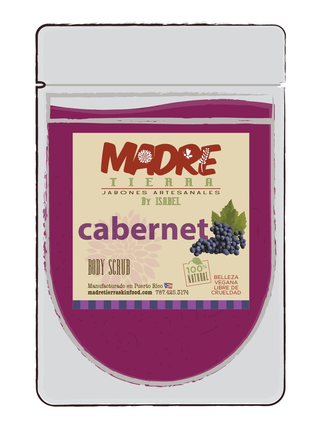 Body Scrub- Cabernet