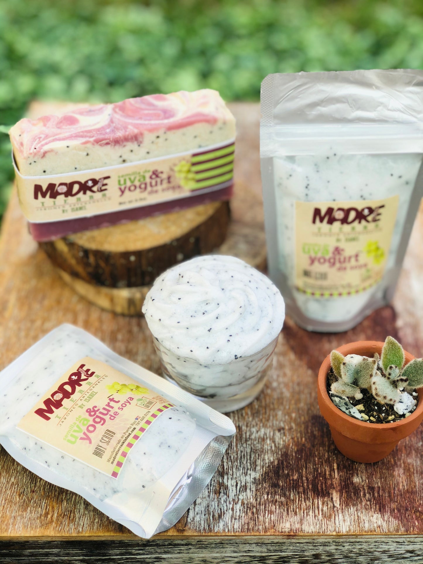 Body Scrub- Semilla Uva & Yogurt Soya