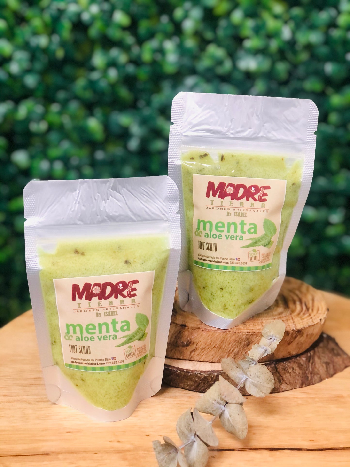Foot Scrub- Aloe Vera & Menta