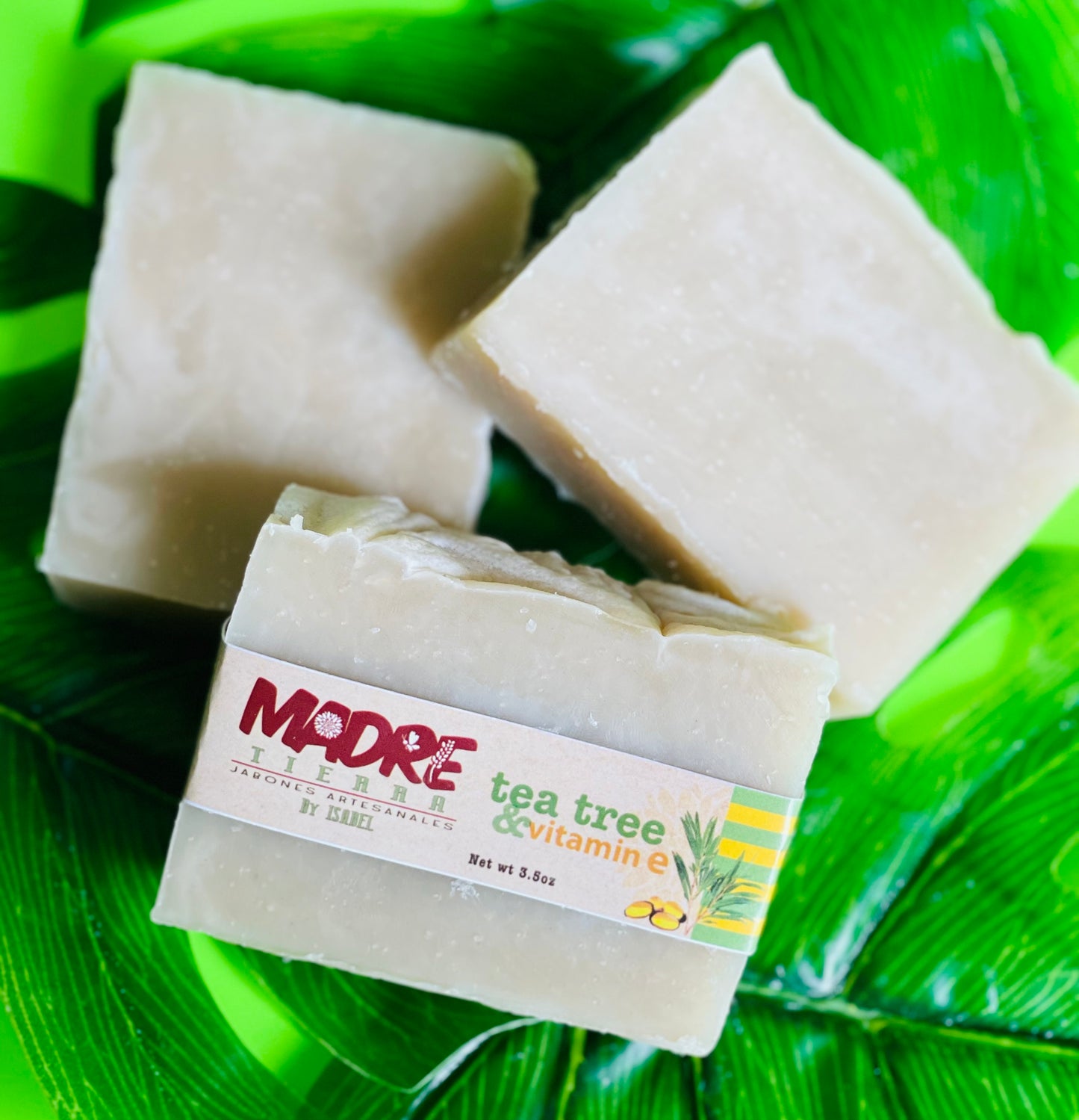 Jabón Artesanal-Tea Tree & Vitamin E