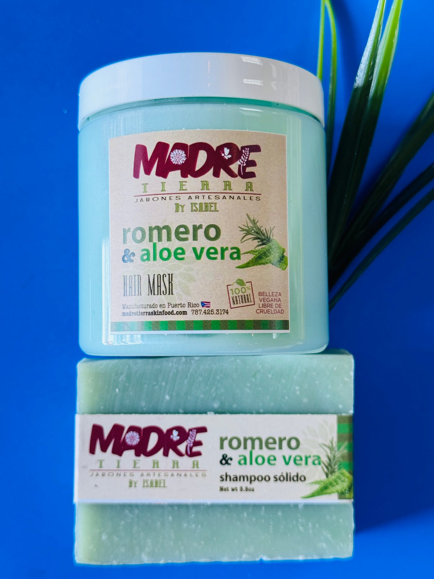 Shampoo Sólido- Romero & Aloe Vera