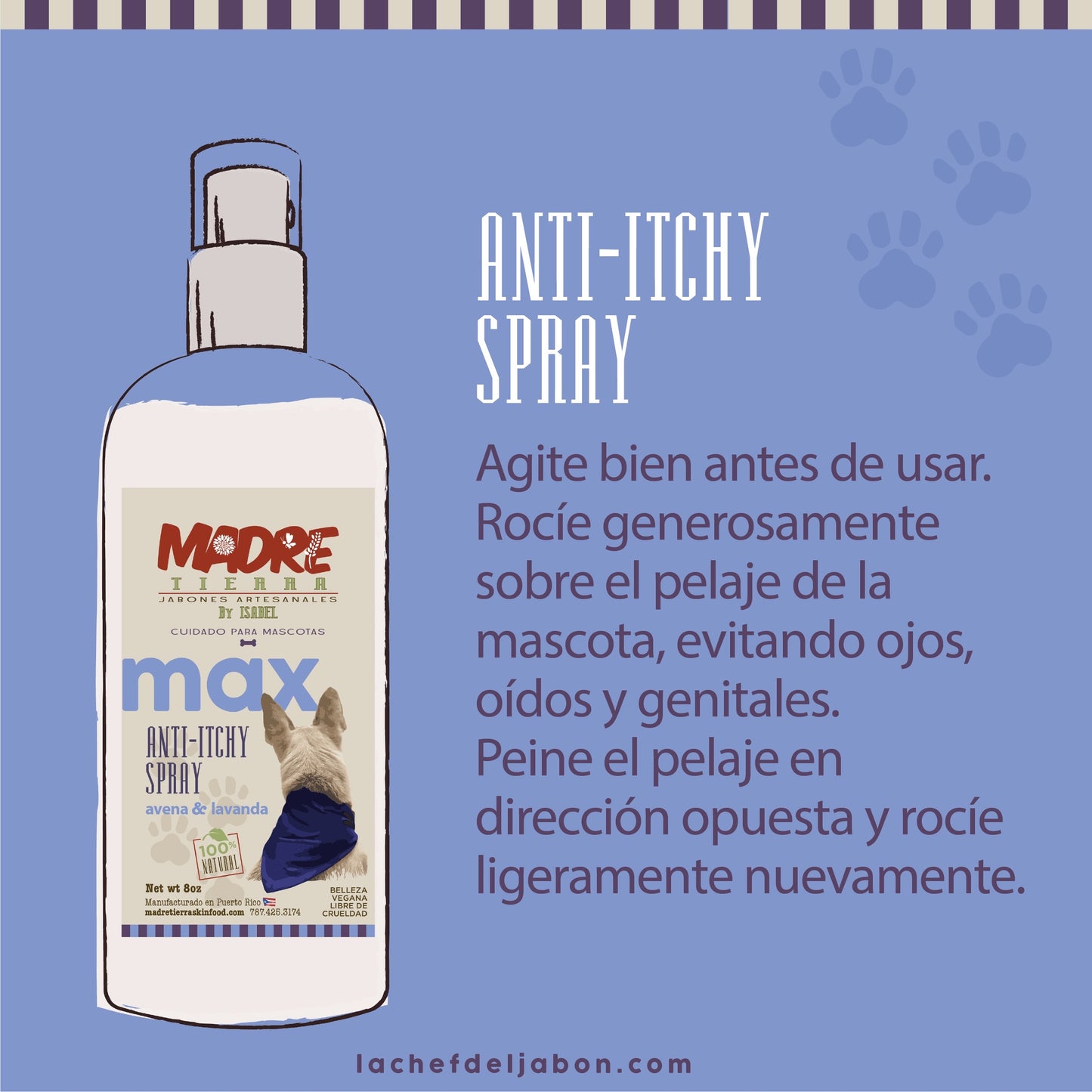 Anti- Itchy Spray 8 oz
