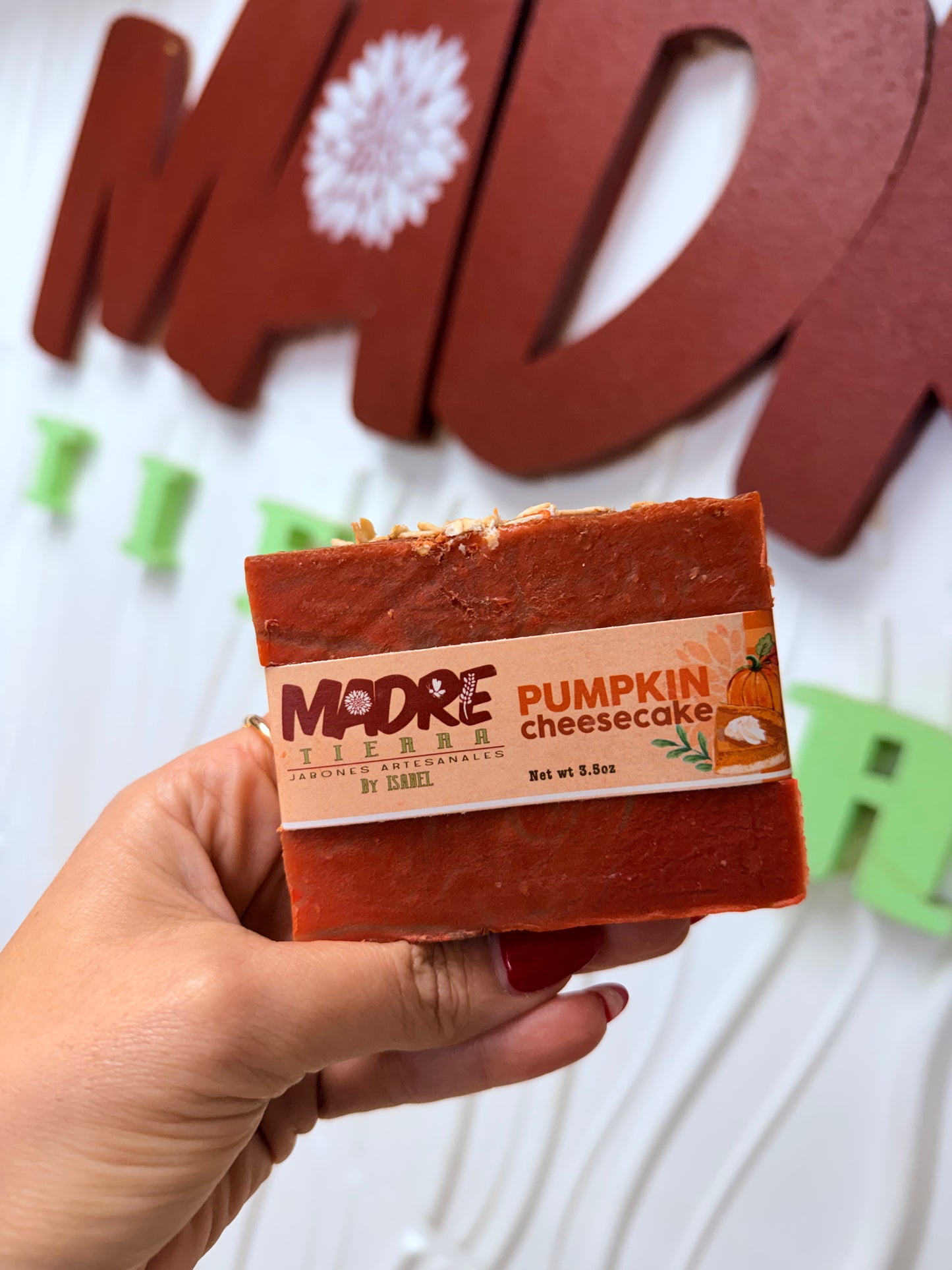 Jabón Artesanal- Pumpkin Cheesecake