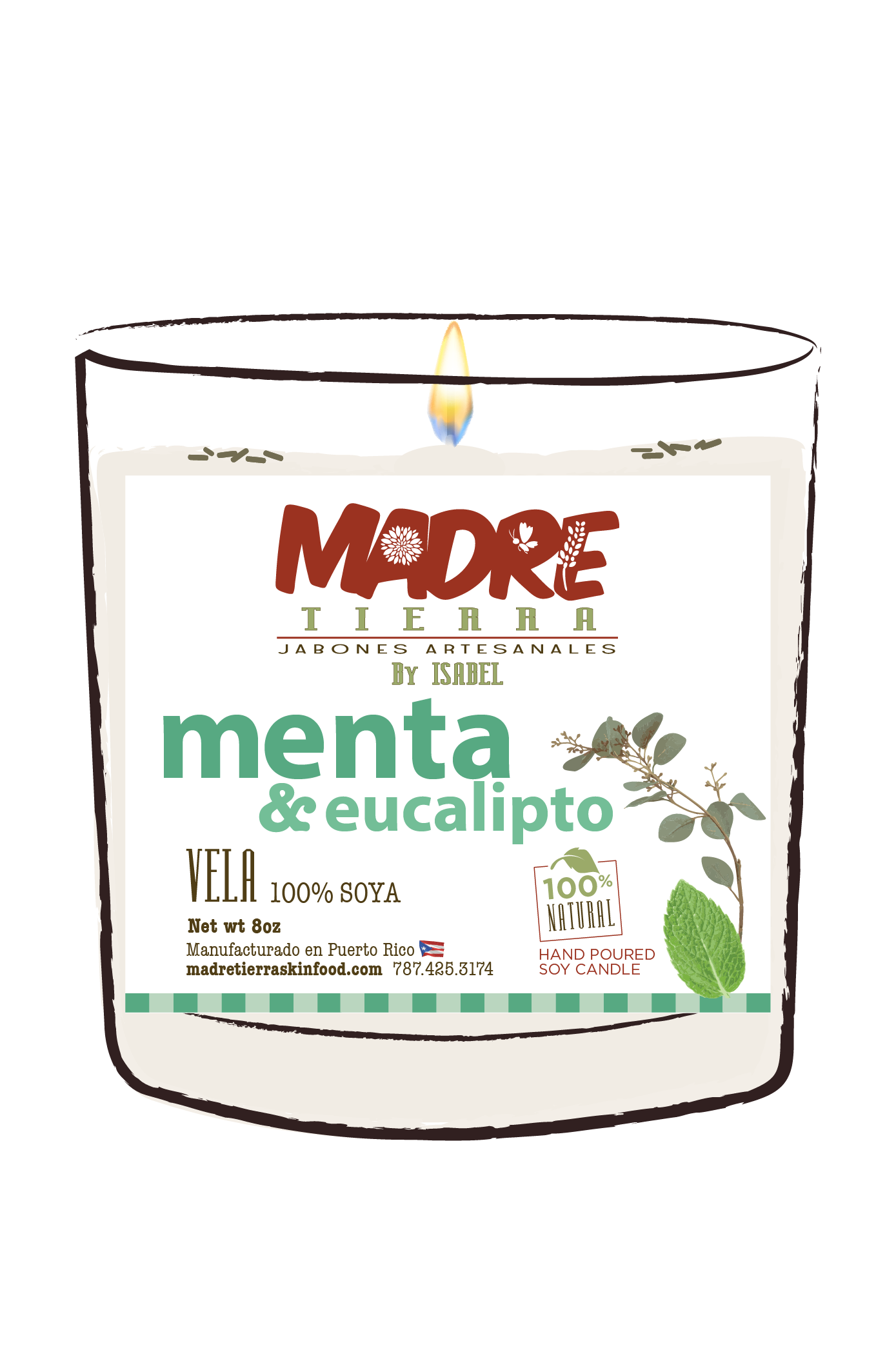 Vela- Menta & Eucalipto