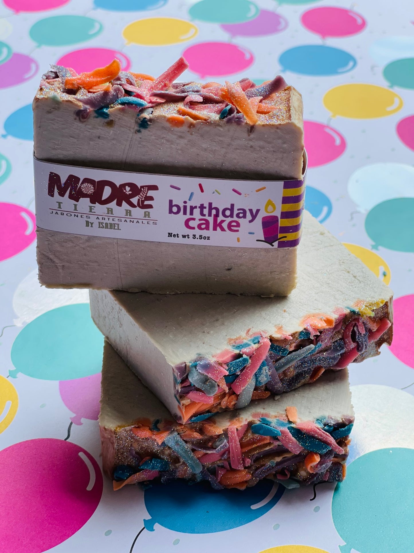 Jabón Artesanal-Birthday Cake