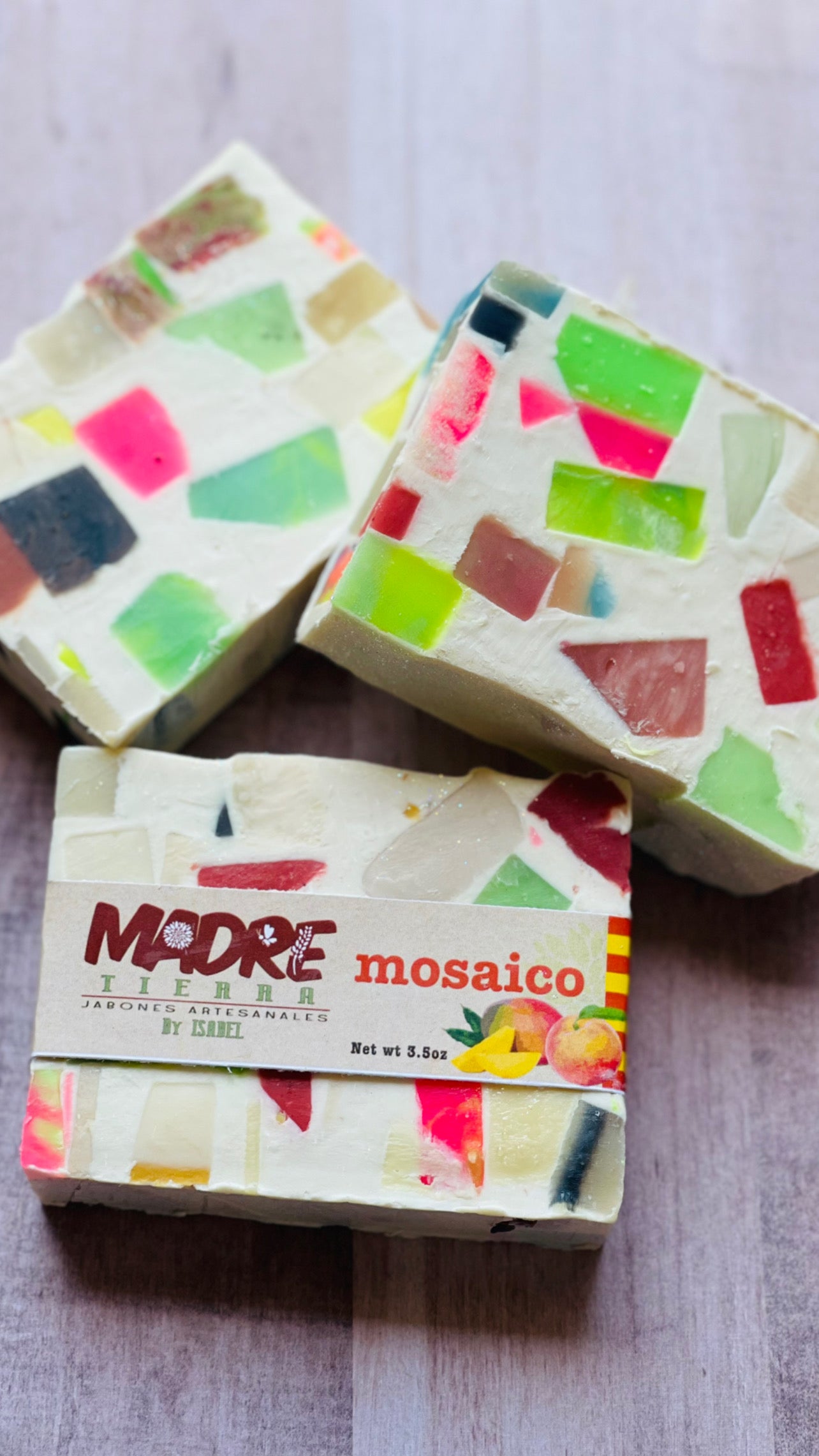 Jabón Artesanal-Mosaico Soap