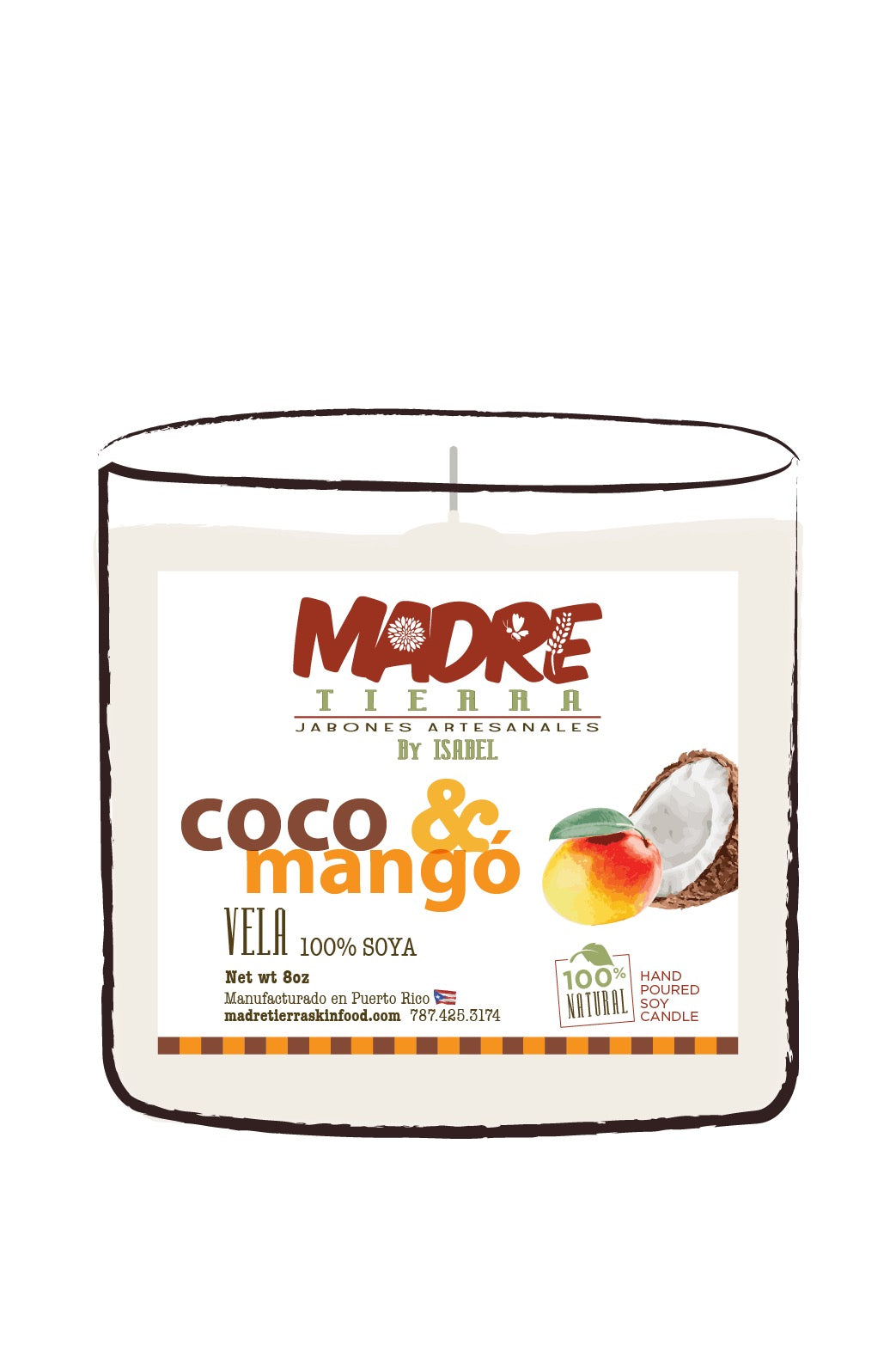 Coco & Mangó vela